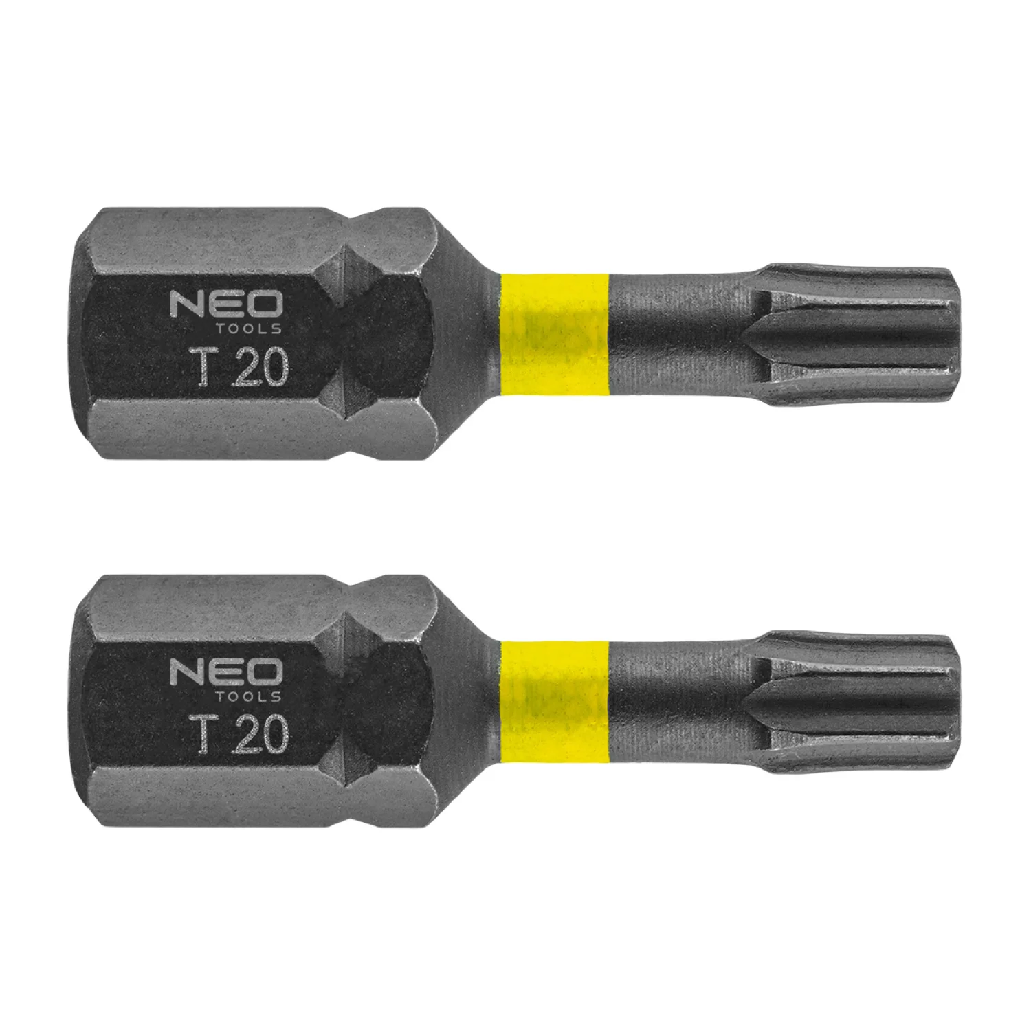 NEO Torziós ütvecsavarozó bit Torx 20x25mm, 2db