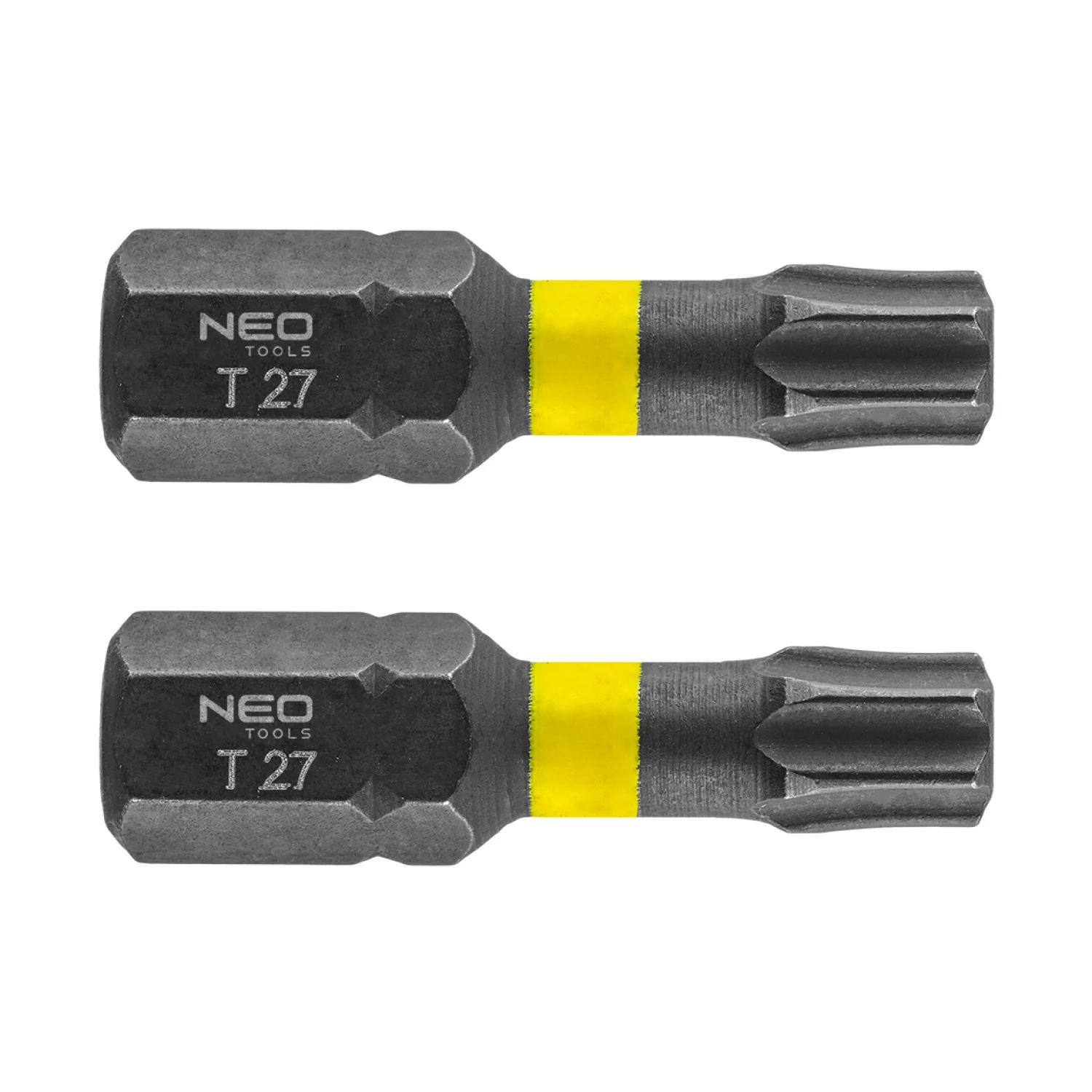 NEO Torziós ütvecsavarozó bit Torx 27x25mm, 2db