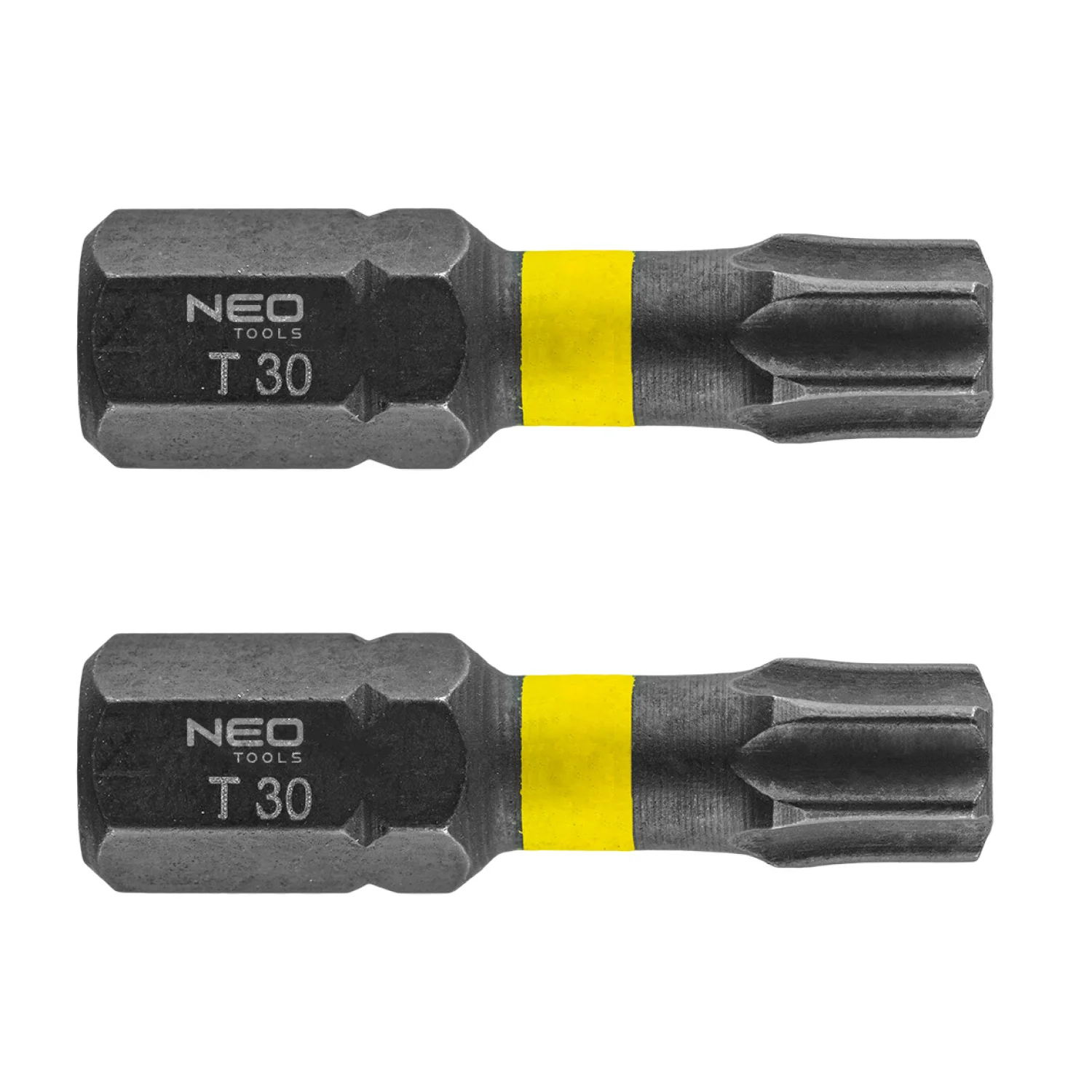 NEO Torziós ütvecsavarozó bit Torx 30x25mm, 2db