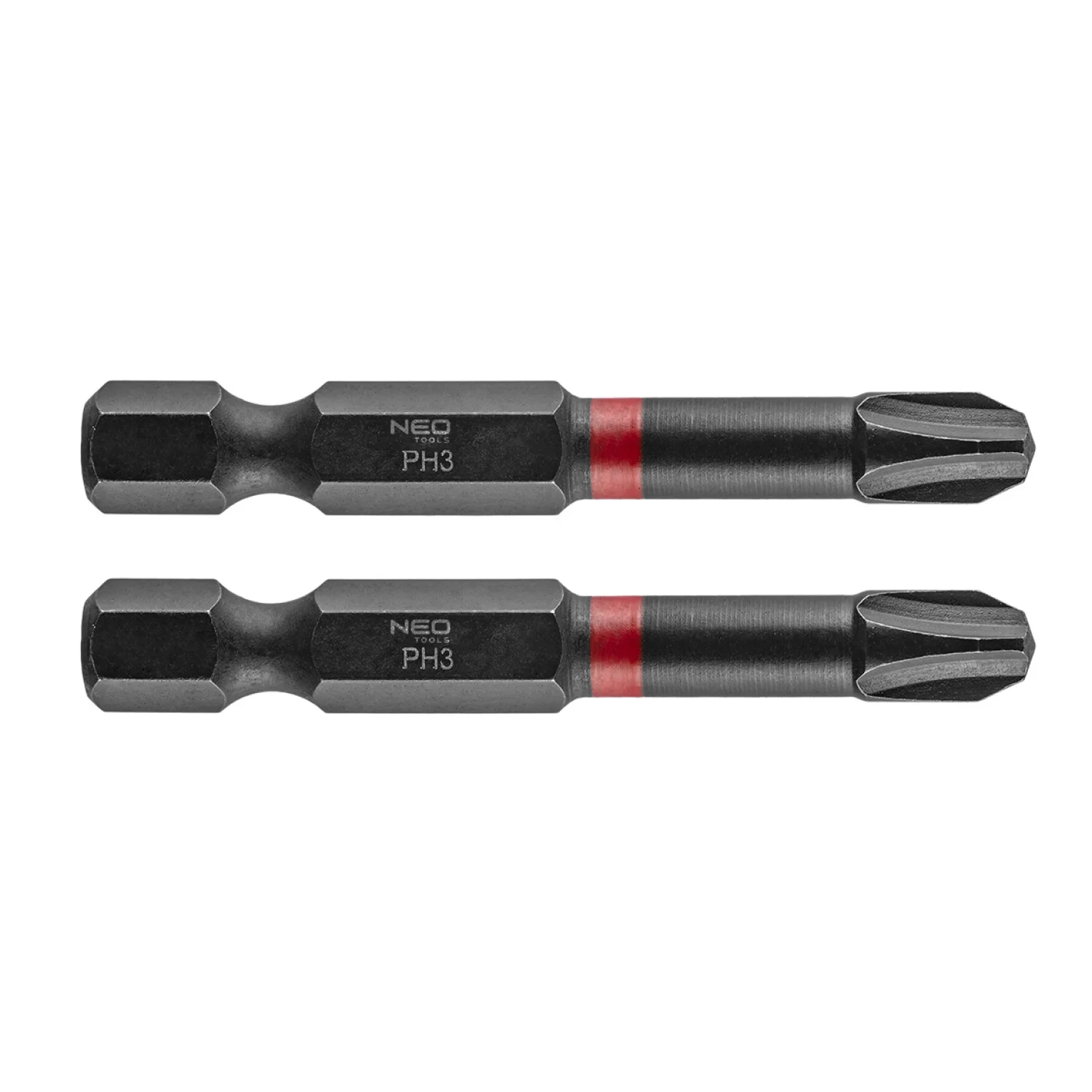 NEO Torziós ütvecsavarozó bit PH3x50mm, 2db