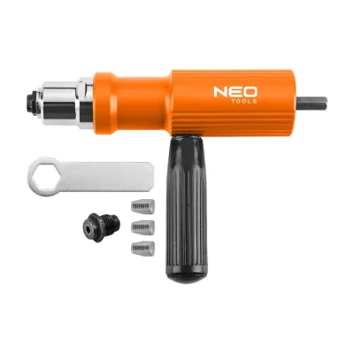 NEO Popszegecshúzó adapter, fúrógépekhez