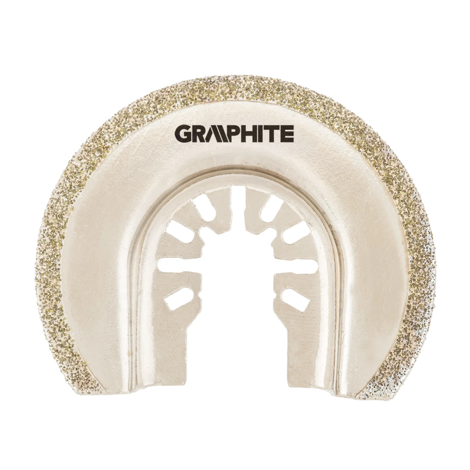 GRAPHITE Multigép, rezgőgép lap, HCS, gyémántszemcsés, 85mm, félköríves vágó, kerámiához