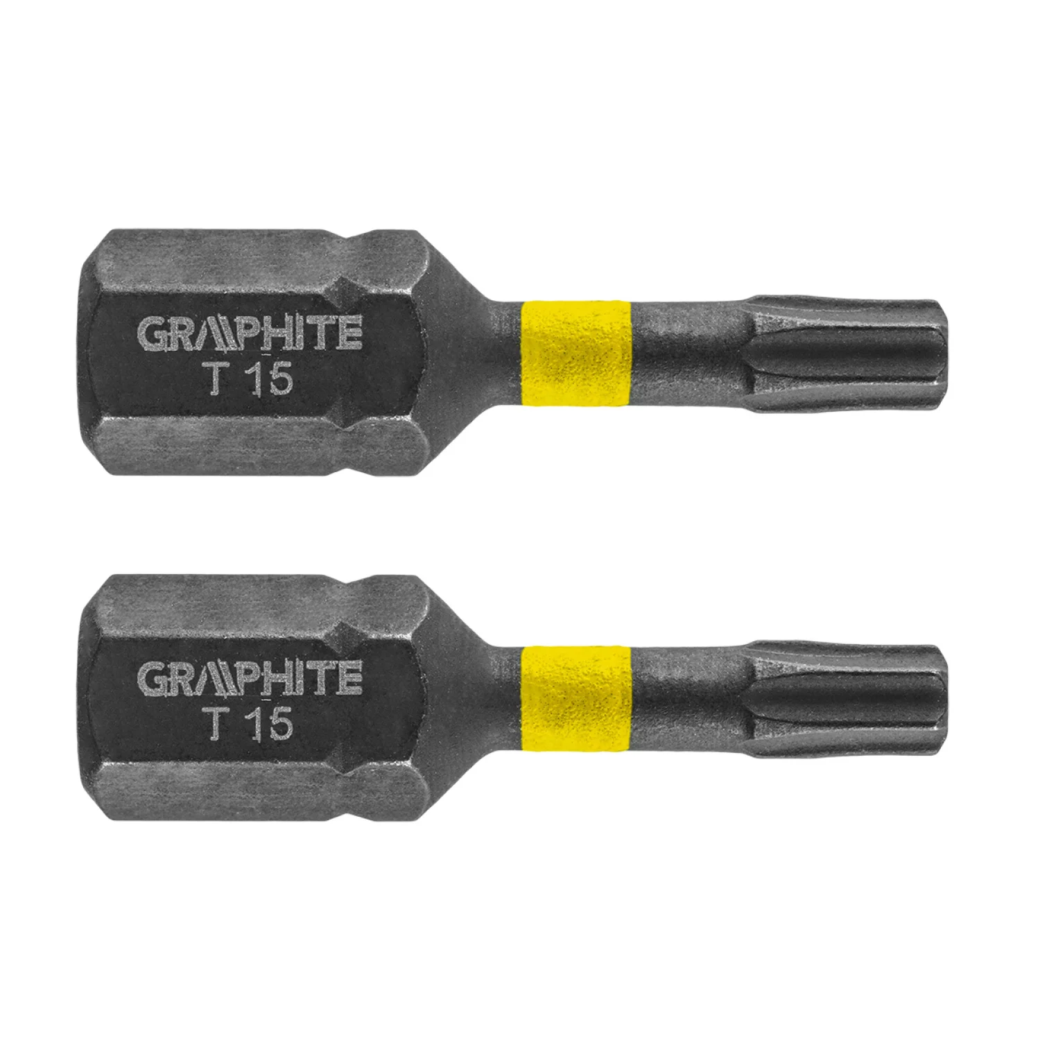 GRAPHITE Torziós ütvecsavarozó bit Torx 15x25mm, 2db