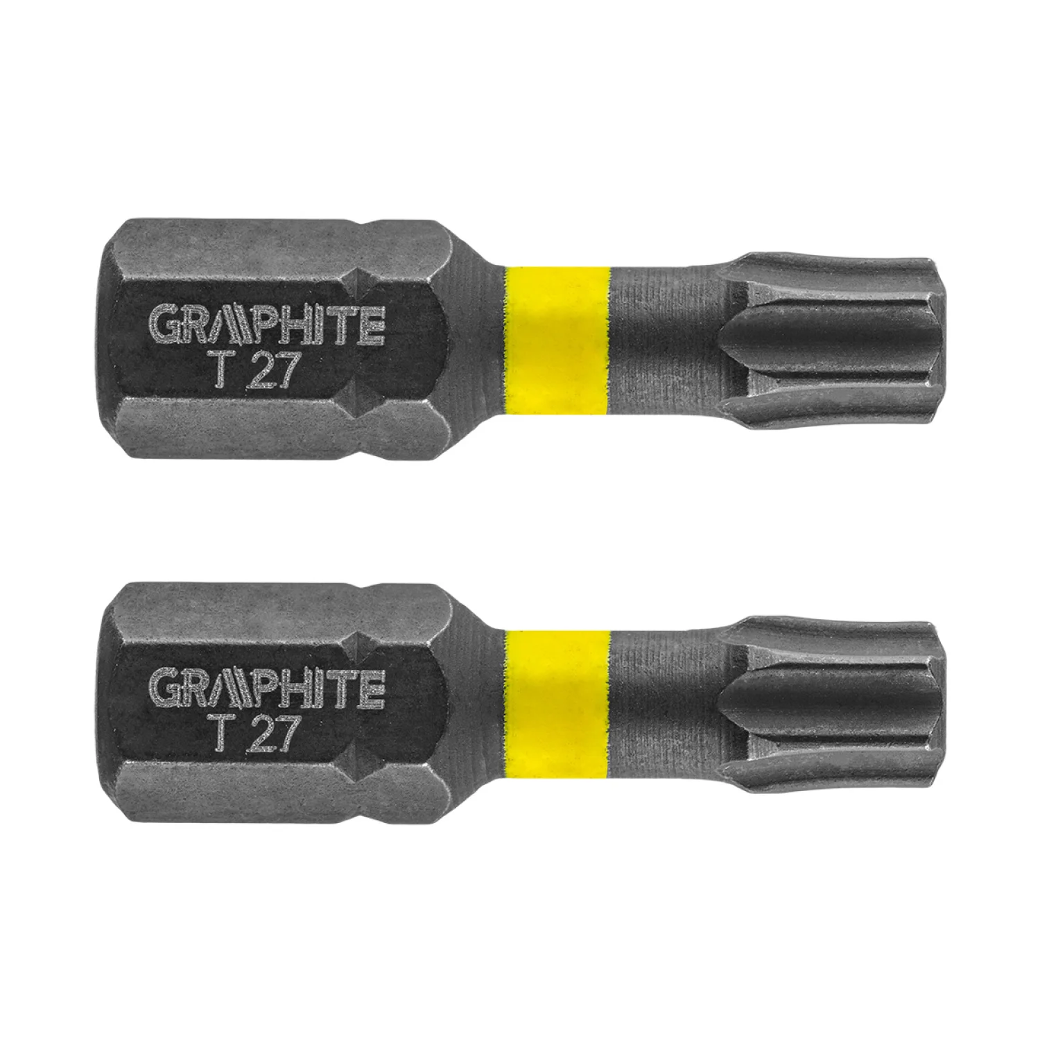 GRAPHITE Torziós ütvecsavarozó bit Torx 27x25mm, 2db