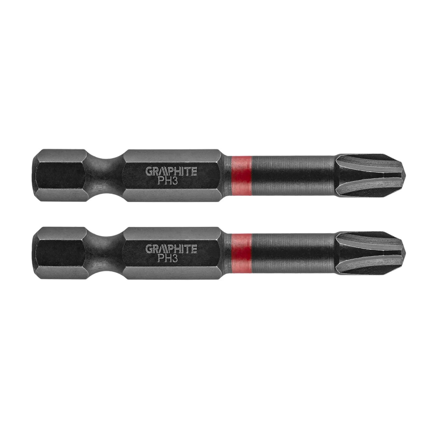 GRAPHITE Torziós ütvecsavarozó bit PH3x50mm, 2db