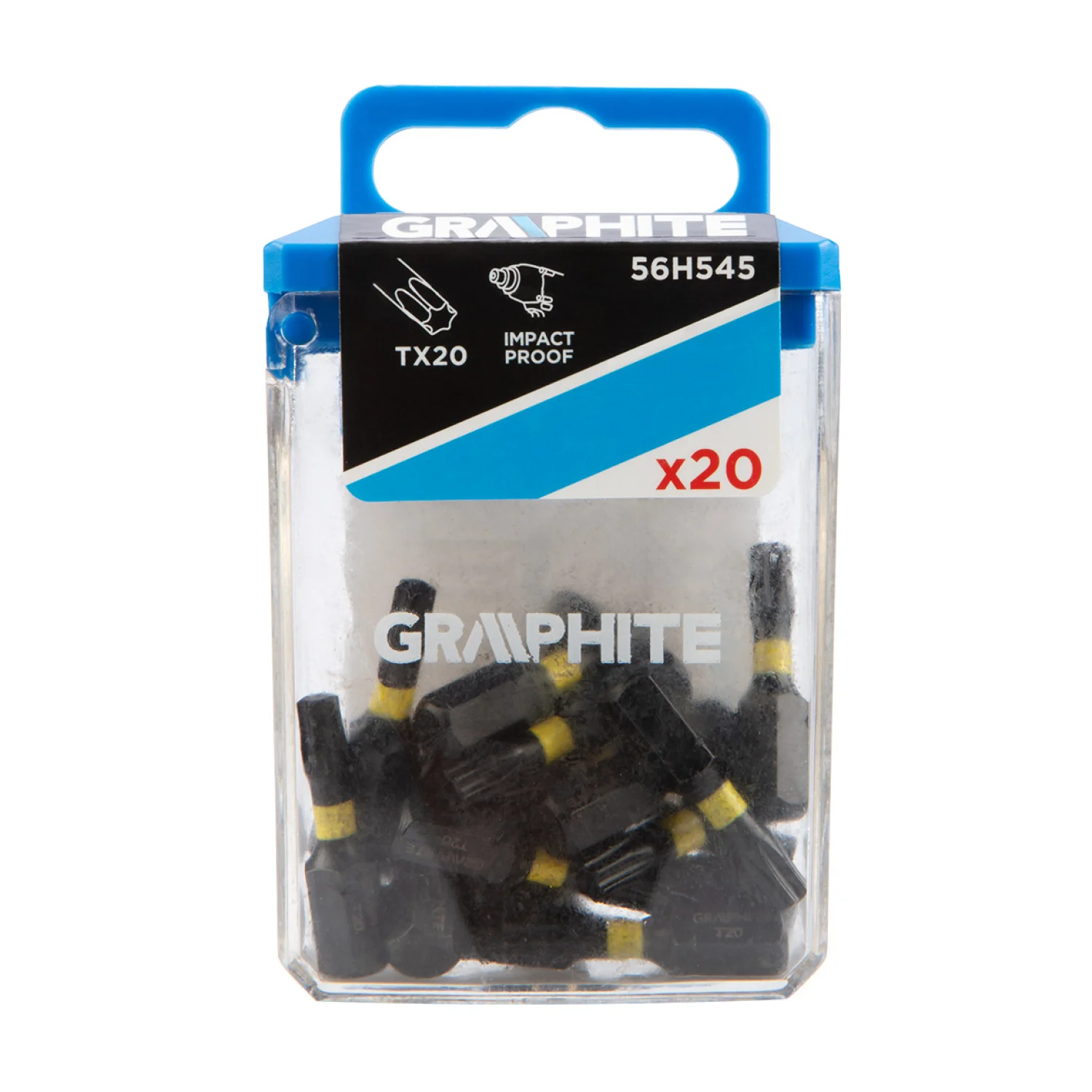 GRAPHITE Torziós ütvecsavarozó bit Torx 20x25mm, 20db