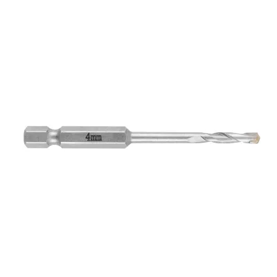 GRAPHITE Betonfúró,1/4"-os hatszög szárral, 4mm, min.rendelés: 3db fúrószár