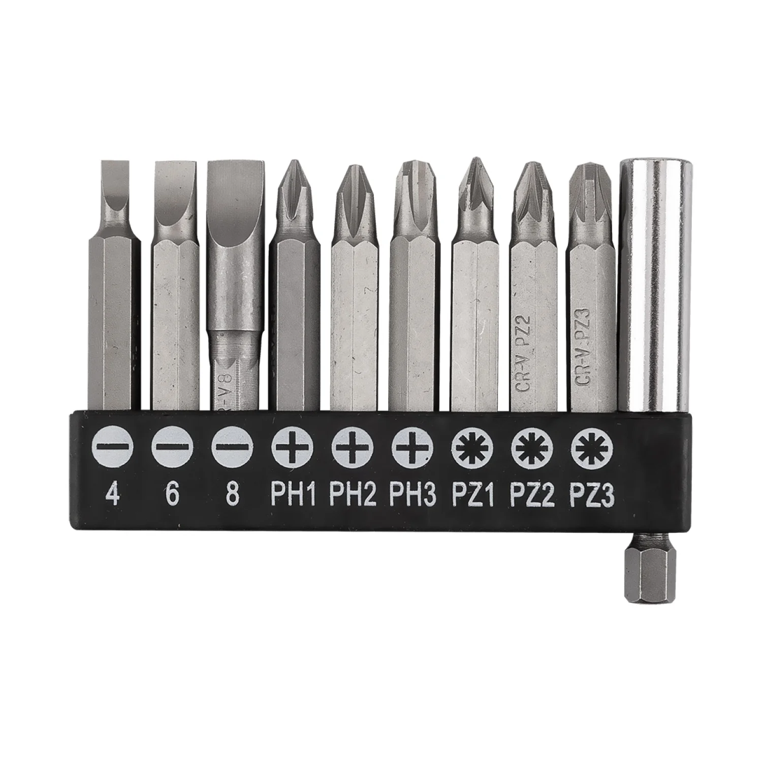 GRAPHITE Csavarhúzó bitkészlet mágneses szárral 50mm, 10db