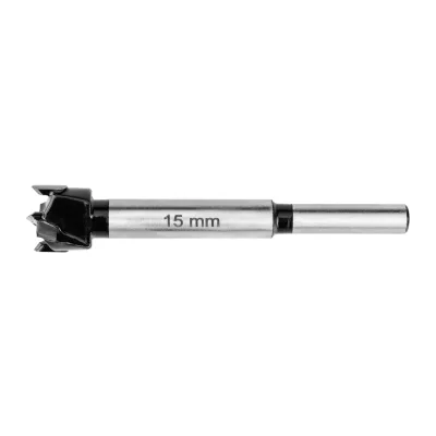GRAPHITE Fenékfúró, pántfúró, keményfém betétes, 15mm fúrószár