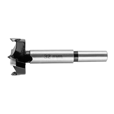GRAPHITE Fenékfúró, pántfúró, keményfém betétes, 32mm fúrószár