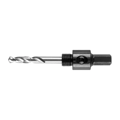 GRAPHITE Központfúró befogóadapterrel, Bi-Metál körkivágókhoz, 14-30mm, hatszög szárral fúrószár