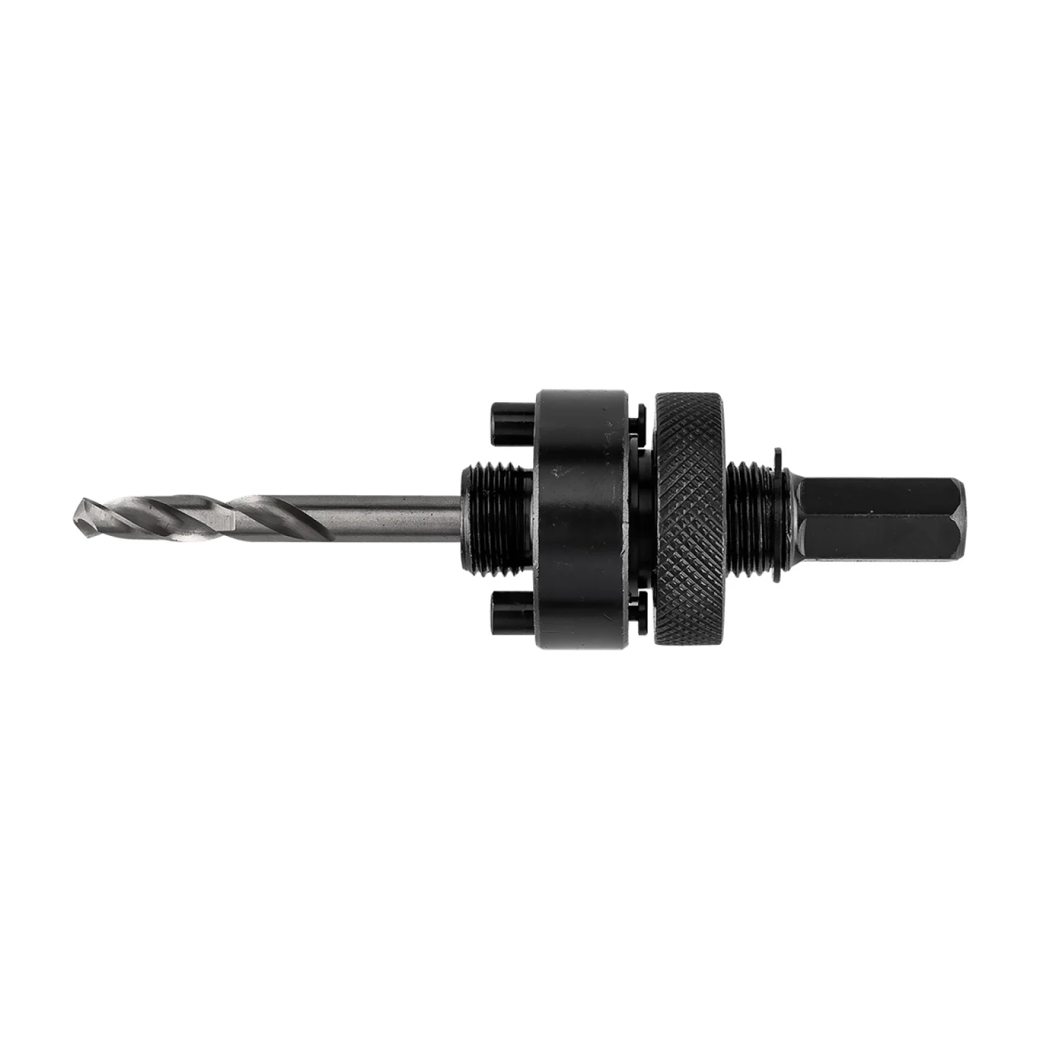 GRAPHITE Központfúró befogóadapterrel, Bi-Metál körkivágókhoz, 32-152mm, hatszög szárral