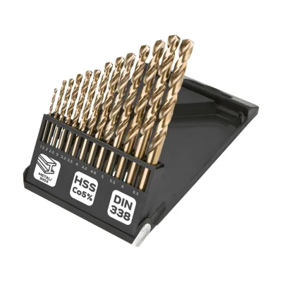 NEO Csigafúró készlet HSS-Cobalt, 1.5-6.5mm, 13db fúrószár
