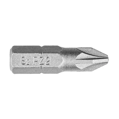 NEO Csavarhúzó bit PZ2, 25mm, 20db csavarhúzók és bitfej