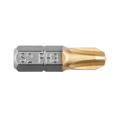 NEO Csavarhúzó bit PH3, 25mm, 1/4", 2db, min. rendelés: 3cs csavarhúzók és bitfej