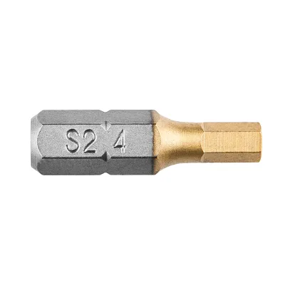 NEO Csavarhúzó bit imbusz 4, 25mm, 1/4", 2db, min. rendelés: 3cs csavarhúzók és bitfej