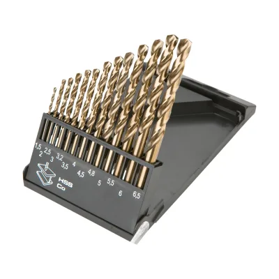 GRAPHITE Csigafúró készlet HSS-Cobalt, 1.5-6.5mm, 13db fúrószár