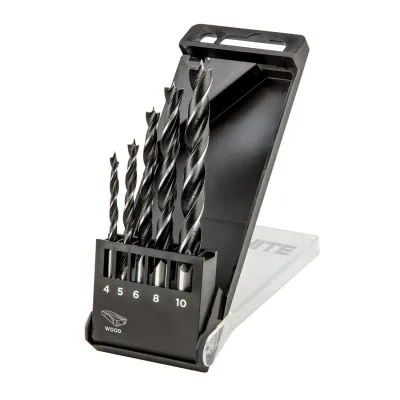 GRAPHITE Fafúró készlet spirál, 4-10mm, 5db fúrószár