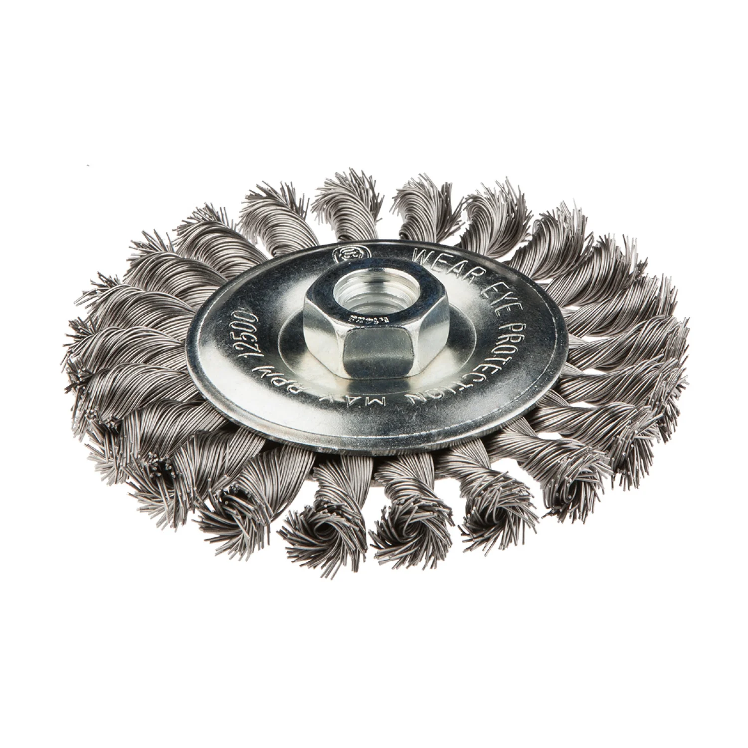 GRAPHITE Drótkorong, tányér egyenes, sodrott 115mm INOX M14