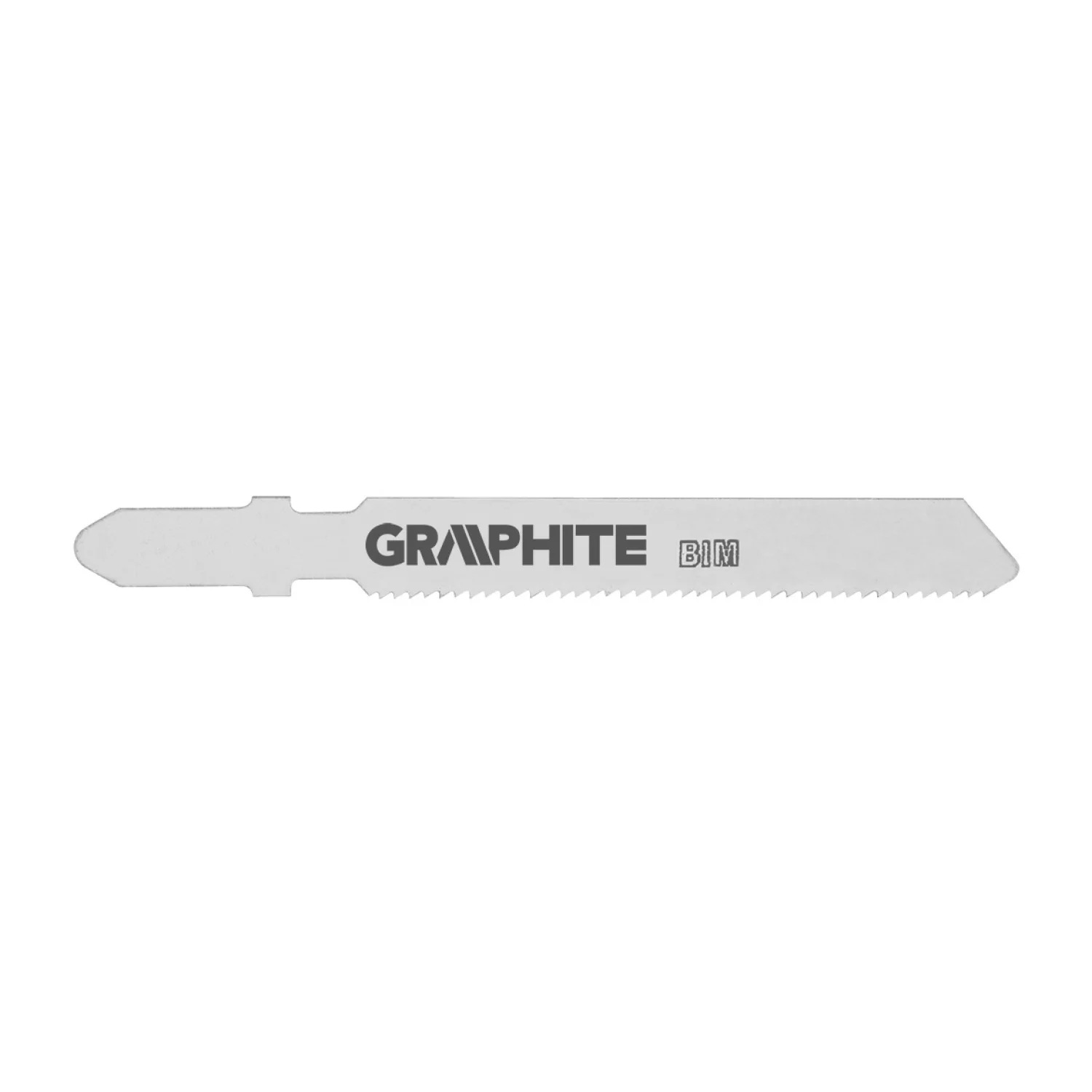 GRAPHITE Dekopírfűrészlap, T-befogó, BIM, 21TPI, 50/75mm, fém-fa-műanyag-rétegelt lemez, 2db