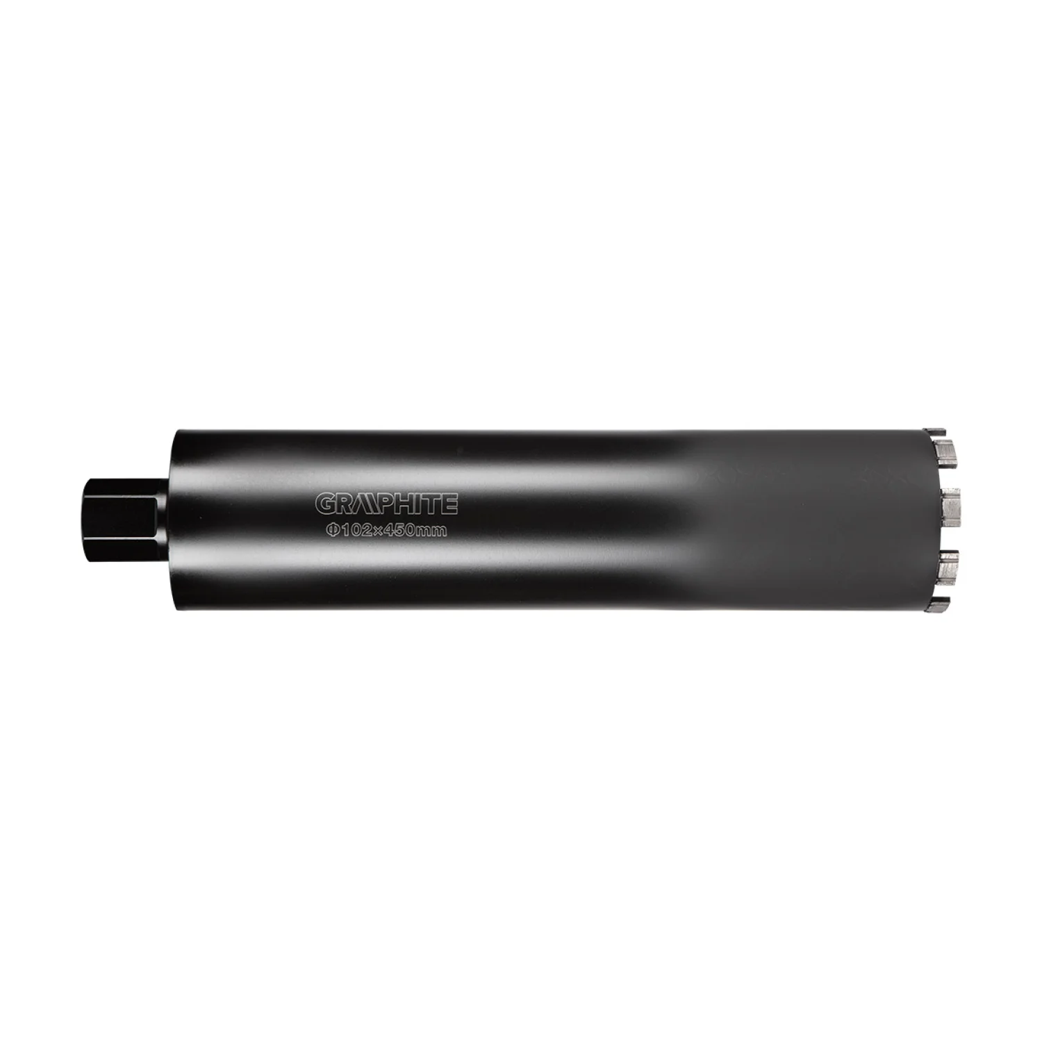 GRAPHITE Gyémánt magfúró korona, 102x450mm, 9 szegmenses, 58G540 géphez