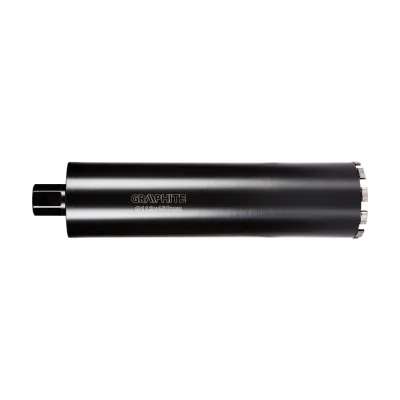 GRAPHITE Gyémánt magfúró korona, 112x450mm, 10 szegmenses, 58G540 géphez fúrószár