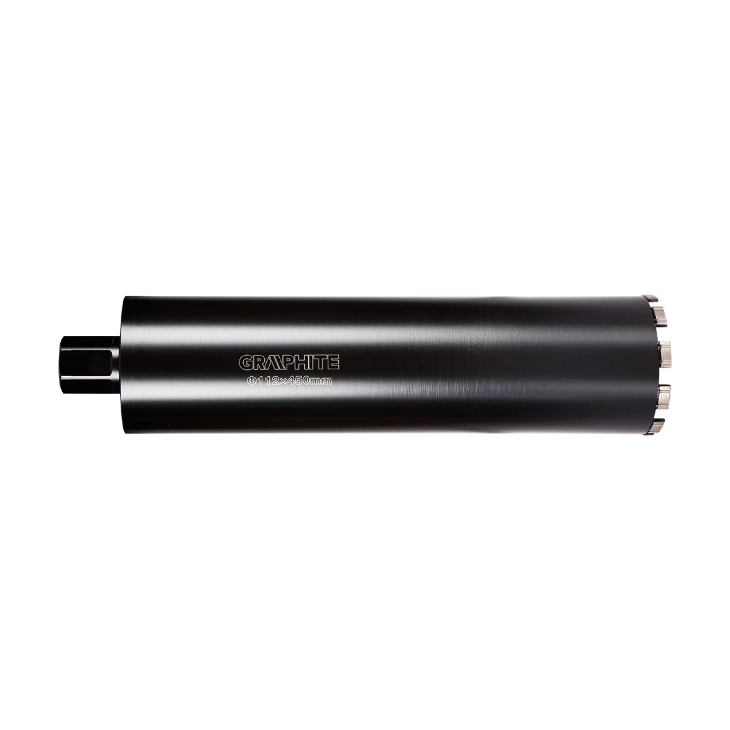 GRAPHITE Gyémánt magfúró korona, 112x450mm, 10 szegmenses, 58G540 géphez