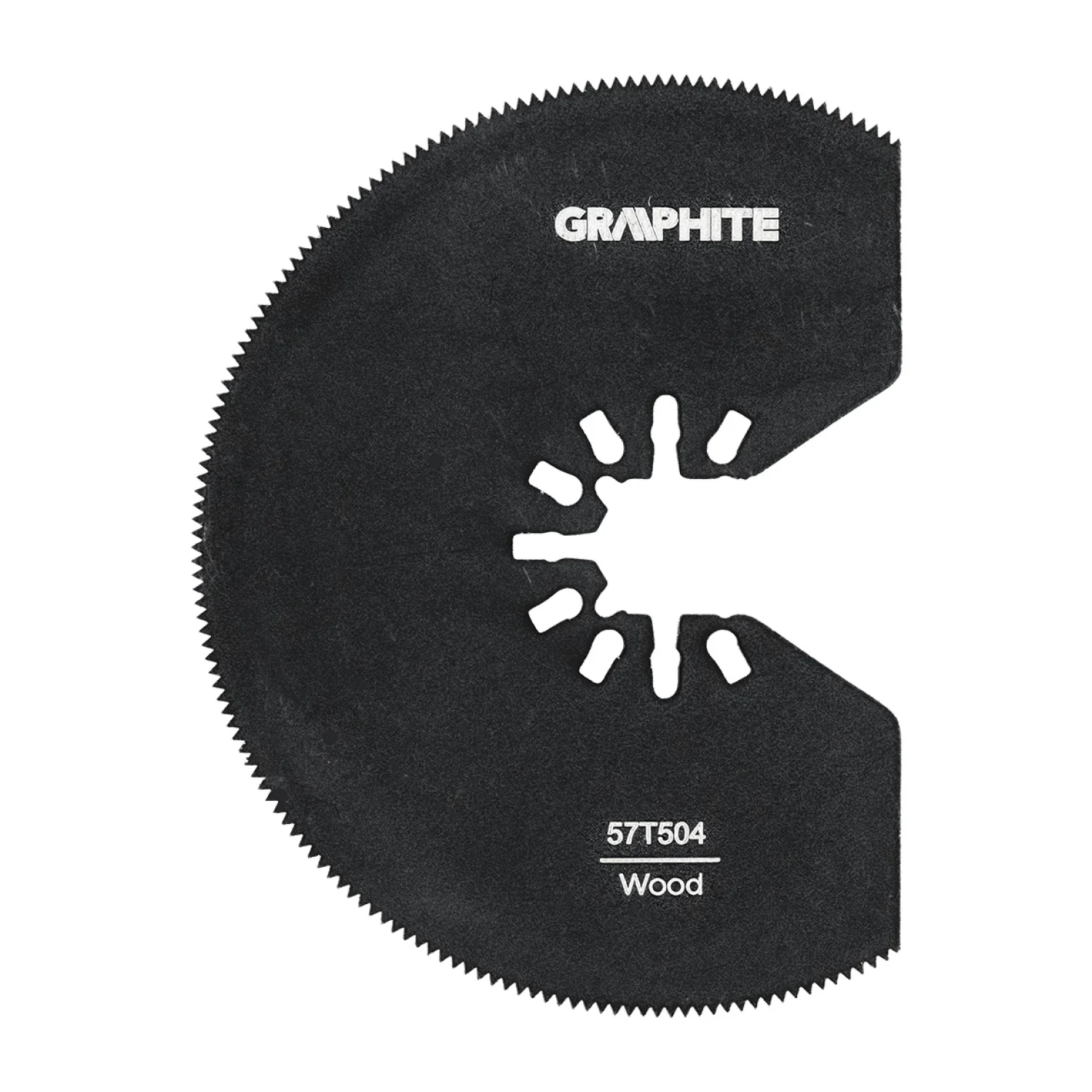 GRAPHITE Multigép, rezgőgép lap, HSS, 21TPI, 80mm, félköríves fűrész, fa-műanyag