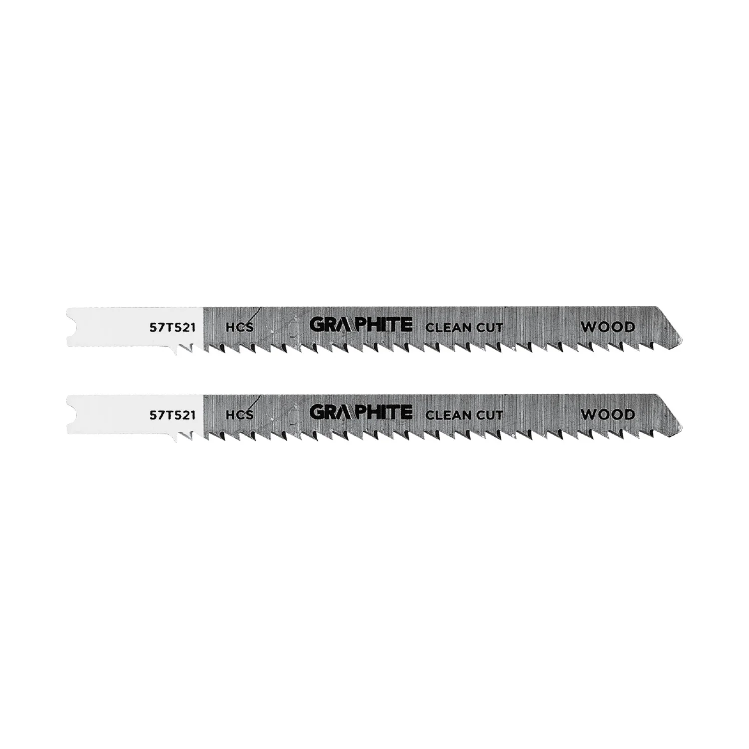 GRAPHITE Dekopírfűrészlap, U-befogó, HCS, 10TPI, 74/100mm, fa-rétegelt lemez, 2db
