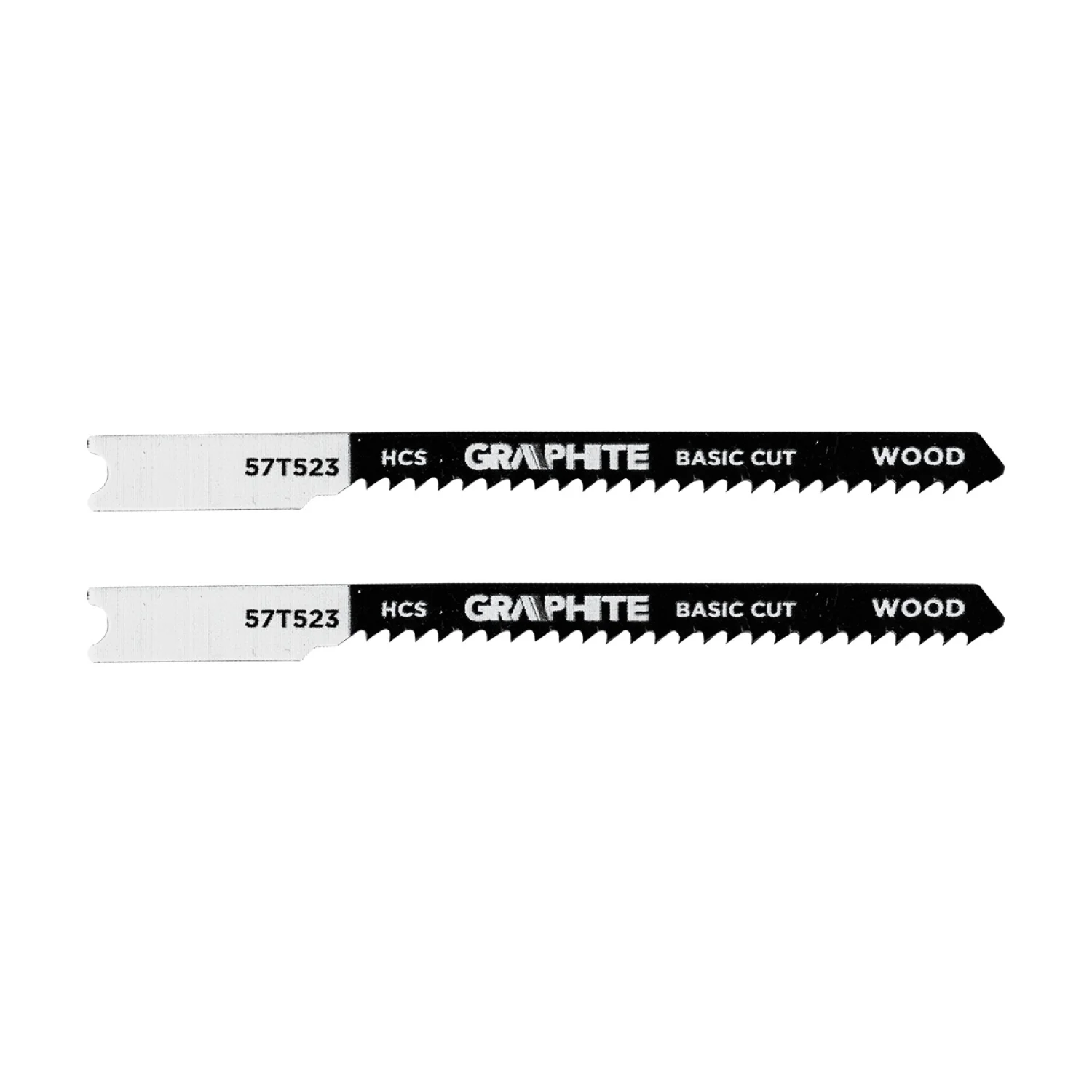 GRAPHITE Dekopírfűrészlap, U-befogó, HCS, 12TPI, 50/76mm, fa-rétegelt lemez, 2db, min.rendelés: 3db