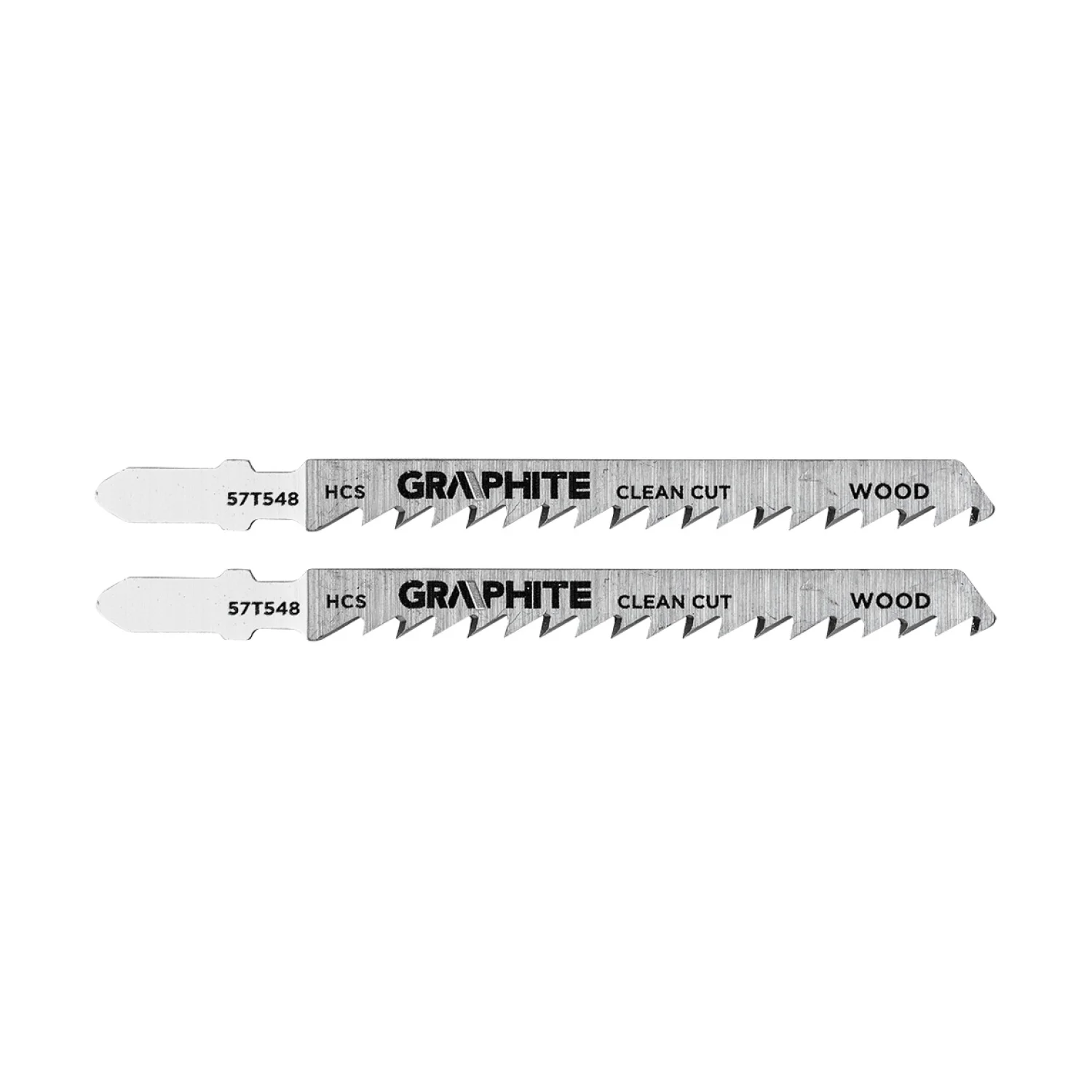 GRAPHITE Dekopírfűrészlap, T-befogó, HCS, 6TPI, 74/100mm, fa-rétegelt lemez, 2db
