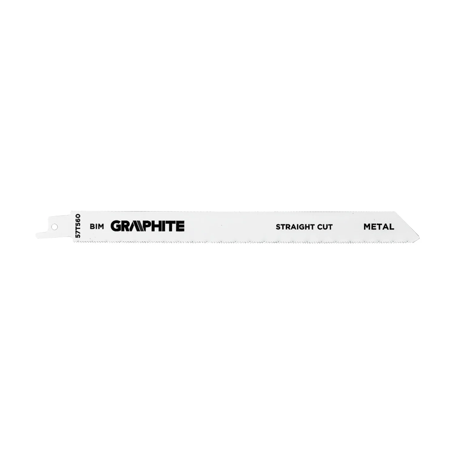 GRAPHITE Orrfűrészlap, BIM, 18TPI, 228X19X0,9mm, fémhez