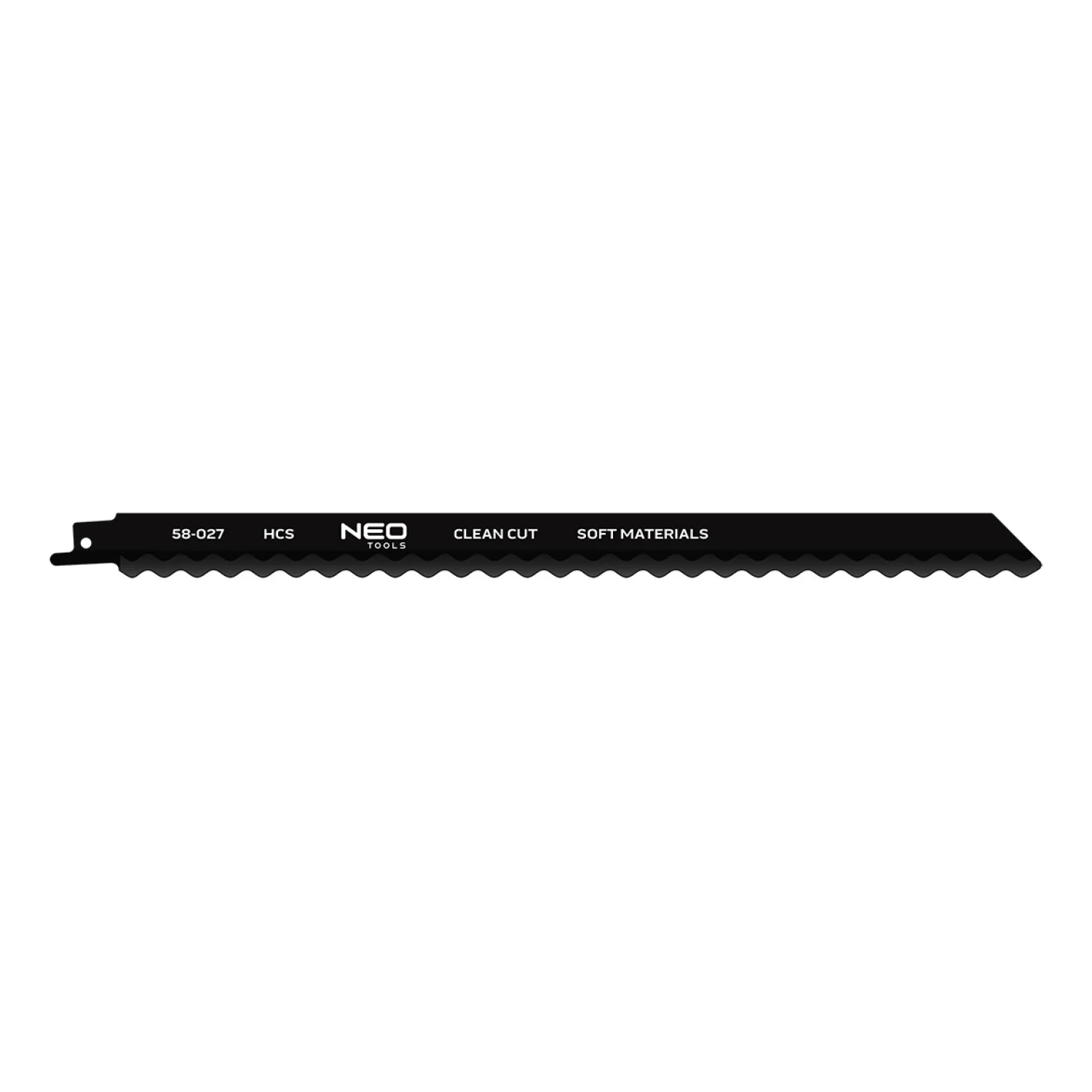 NEO Orrfűrészlap tiszta vágáshoz, szigetelőanyagokhoz, gumihoz, kartonhoz, 300mm, HCS