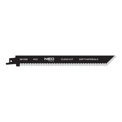 NEO Orrfűrészlap tiszta vágáshoz, szigetelőanyagokhoz, gumihoz, kartonhoz, 228mm, HCS