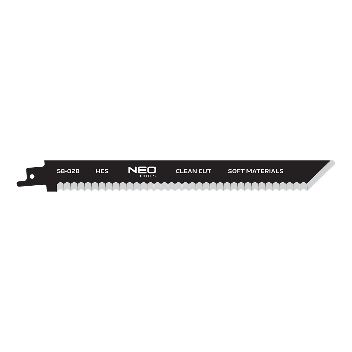 NEO Orrfűrészlap tiszta vágáshoz, szigetelőanyagokhoz, gumihoz, kartonhoz, 228mm, HCS