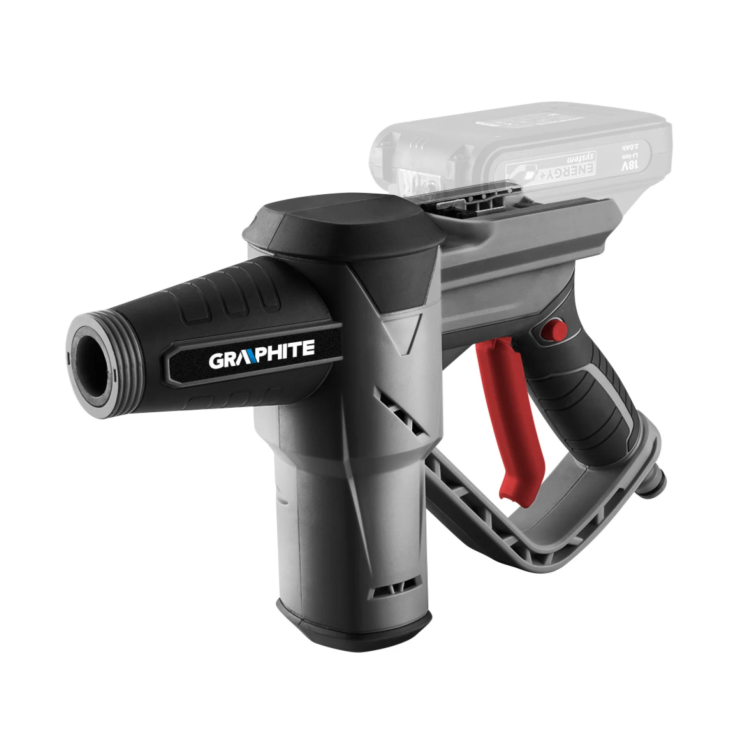 GRAPHITE Akkus magasnyomású mosó ENERGY+ 18V, max. nyomás 2.4 bar, akku nélkül