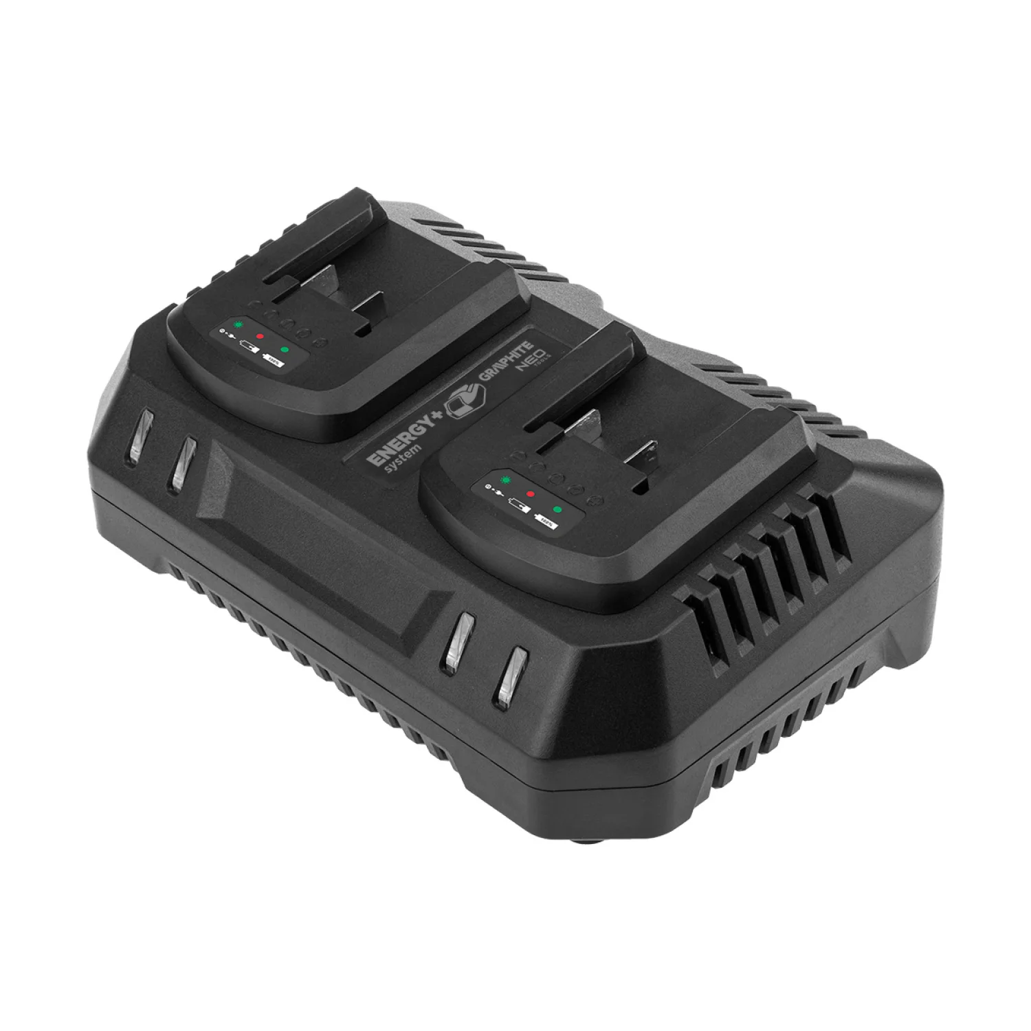 GRAPHITE Akkumulátortöltő dupla ENERGY+ egyakkus rendszerhez, 240W, 2x3A