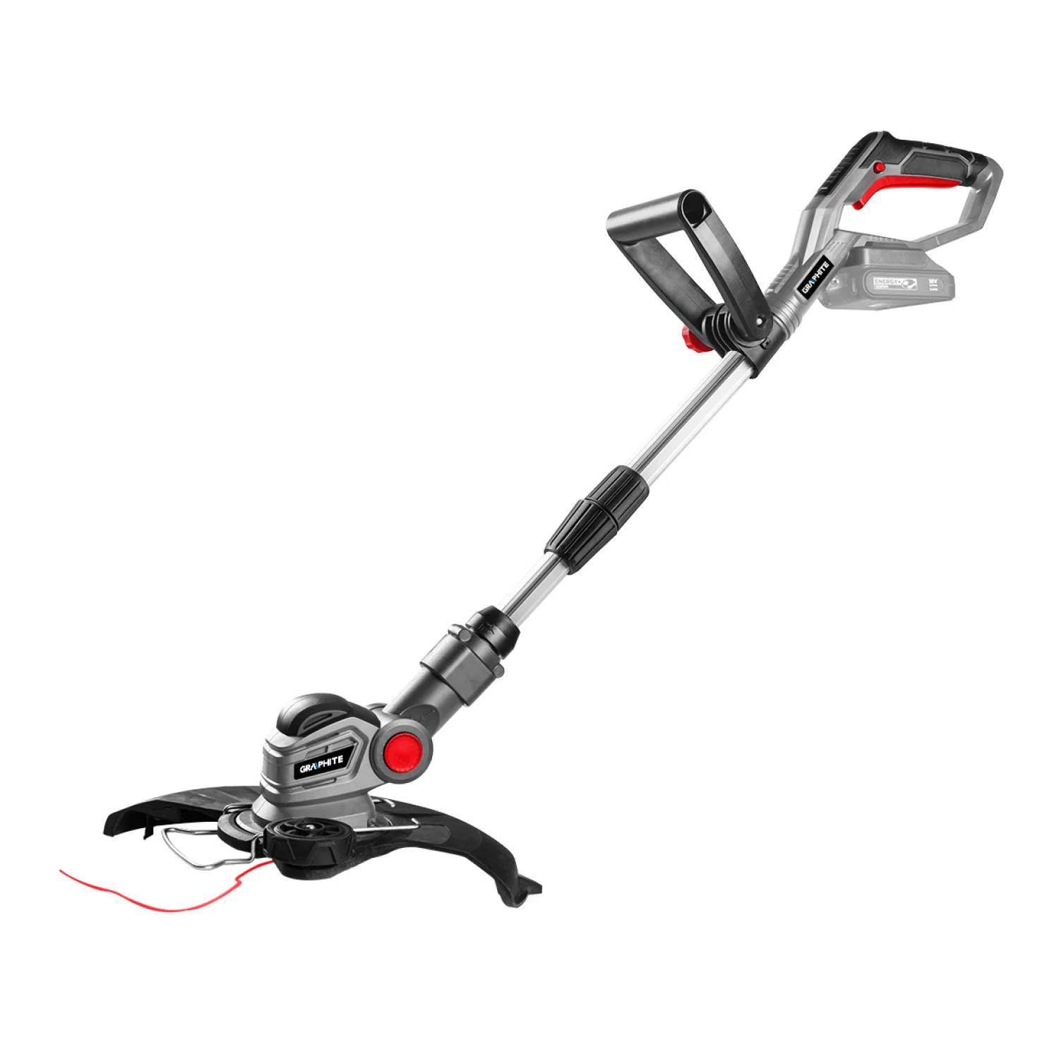 GRAPHITE Akkus szegélynyíró ENERGY+ 18V, 280mm vágási szélesség, akku nélkül
