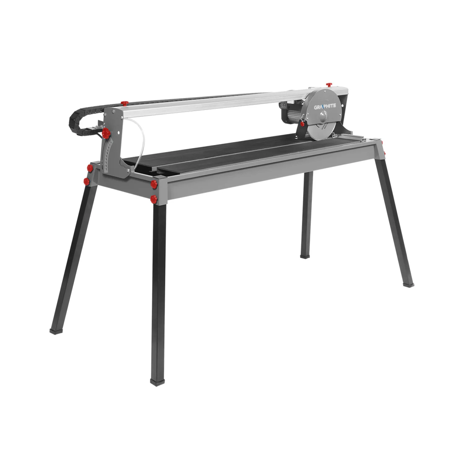 GRAPHITE Csempevágó gép 1200W, 230x25.4mm-es tárcsa, 1000mm vágáshossz, vízhűtés