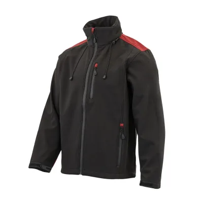 Softshell kabát DANTE fekete-piros