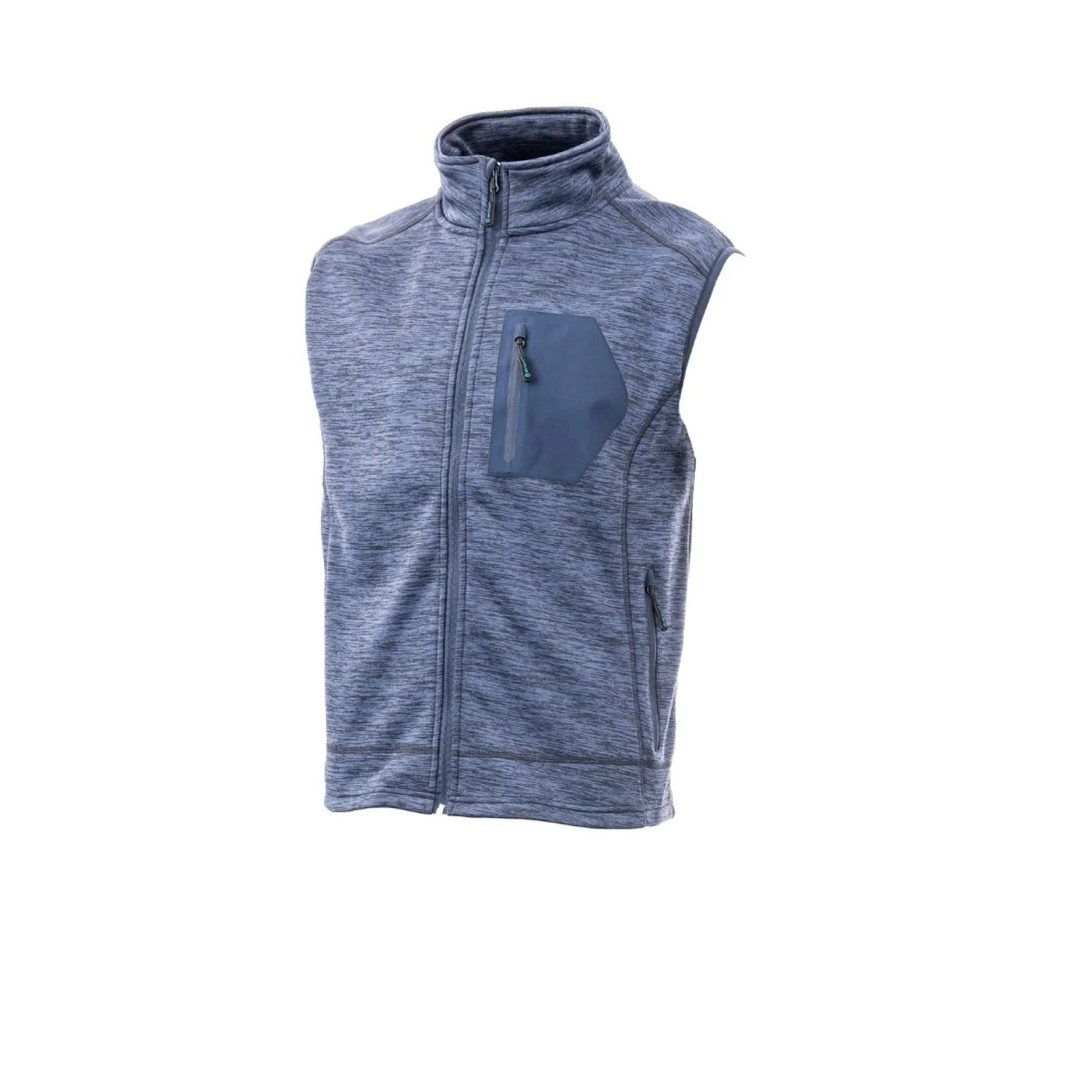 Lacuna Tech fleece vest MOTION green Petrol blue