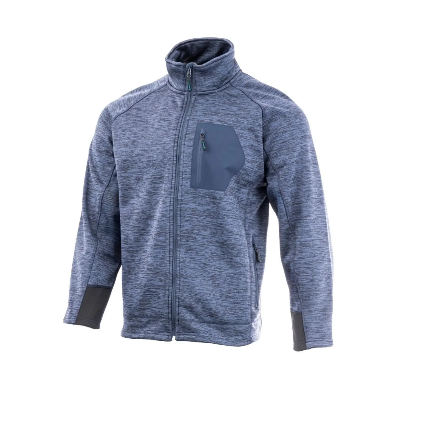 Lacuna Tech fleece jacket MOTION green Petrol blue