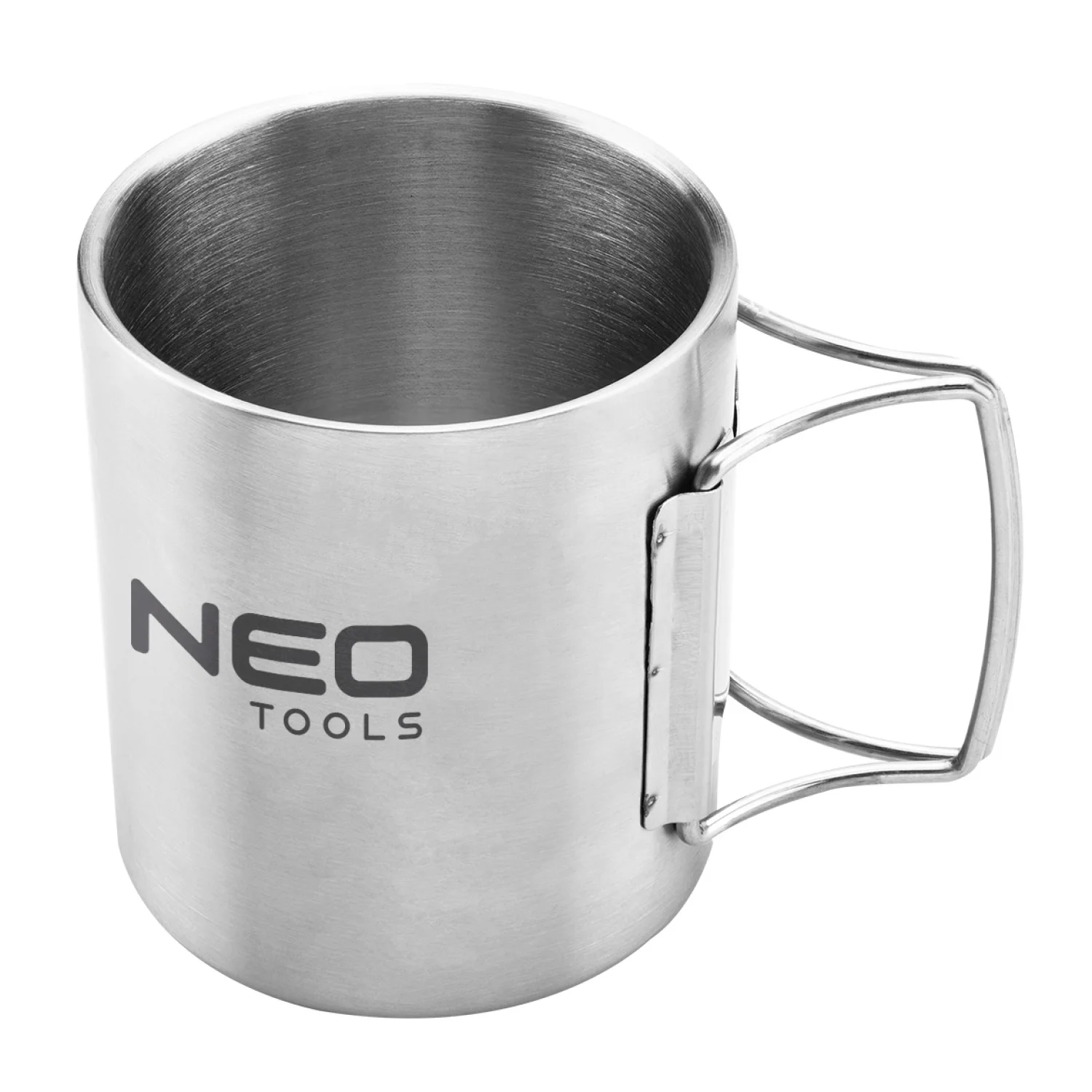 NEO Kemping bögre 320ml, duppla fal, behajtható fogantyú