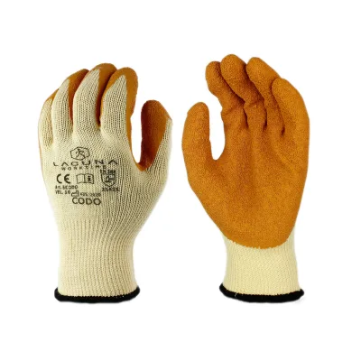 CODO kesztyű latex bevonattal, 10-es méret
