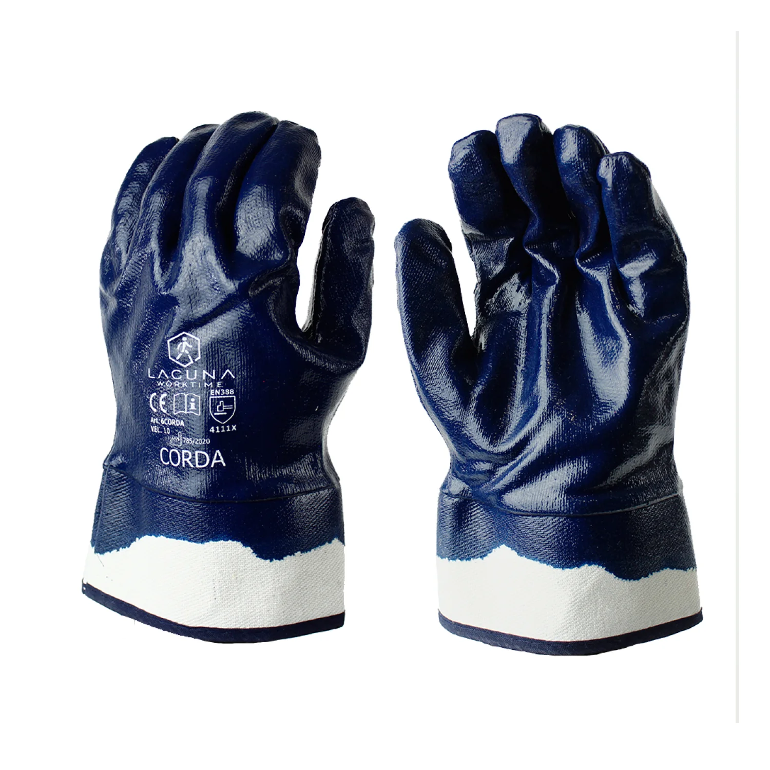 Lacuna CORDA Glove with nitrile coating size 10