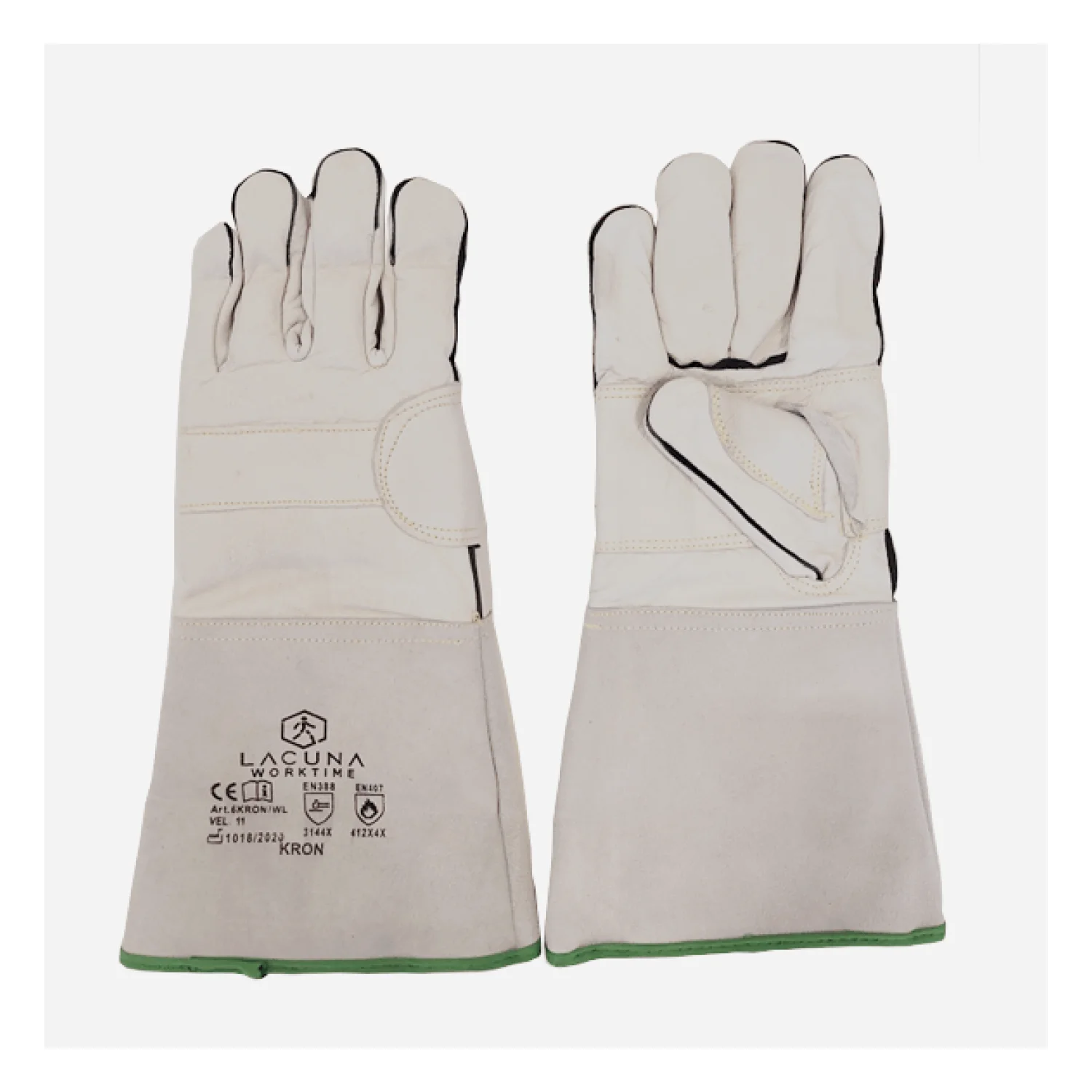 Lacuna Leather glove long KRON with lining size 11