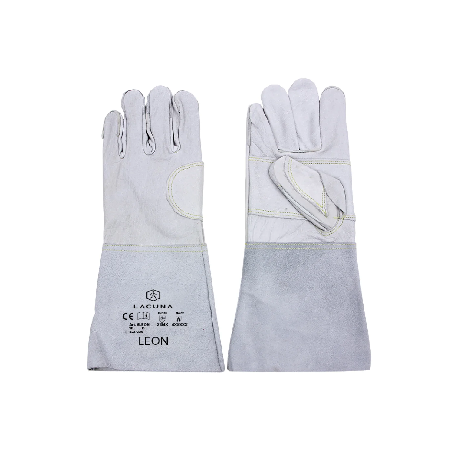 Lacuna Long lether glove LEON