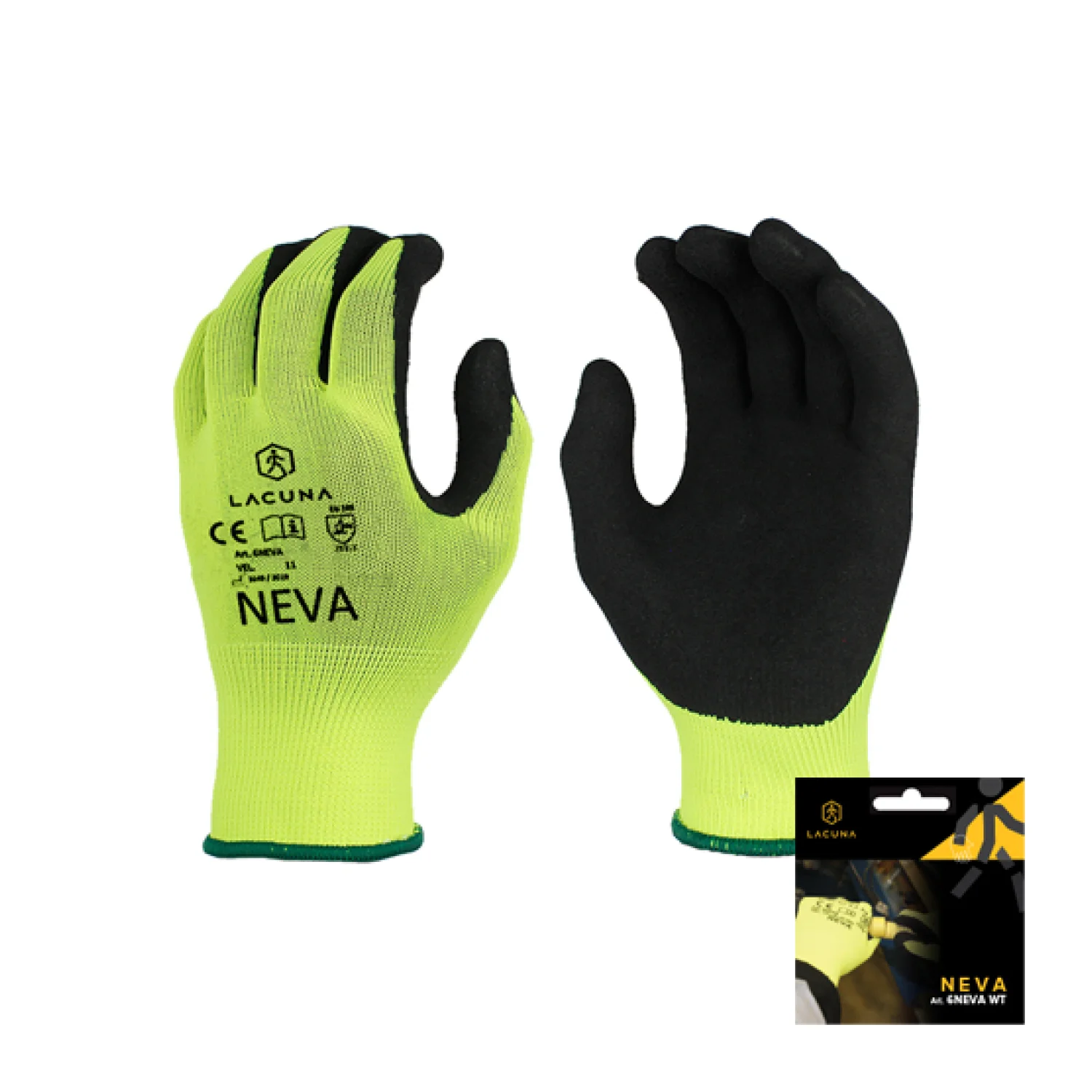 Lacuna NEVA latex coated gloves