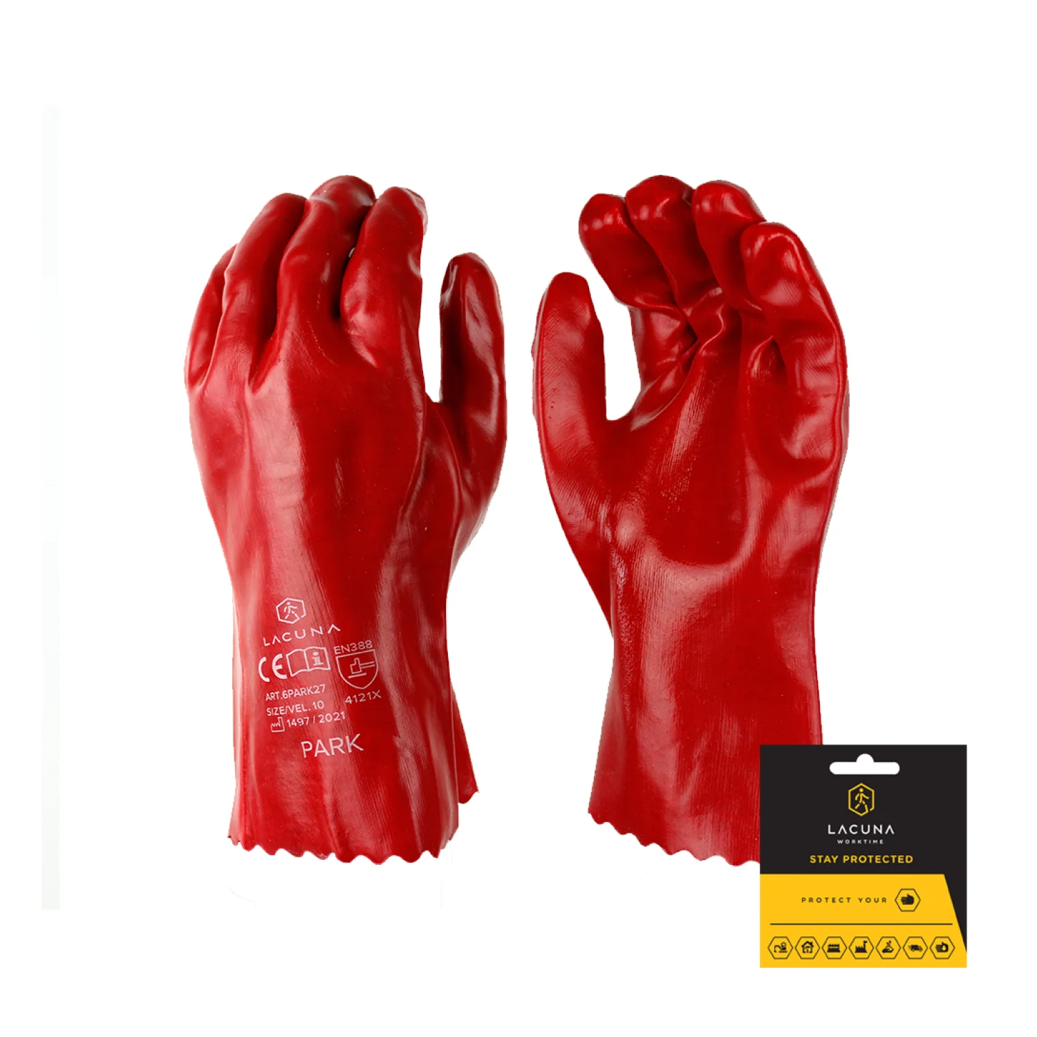 Lacuna PVC Glove PARK 27 cm size 10
