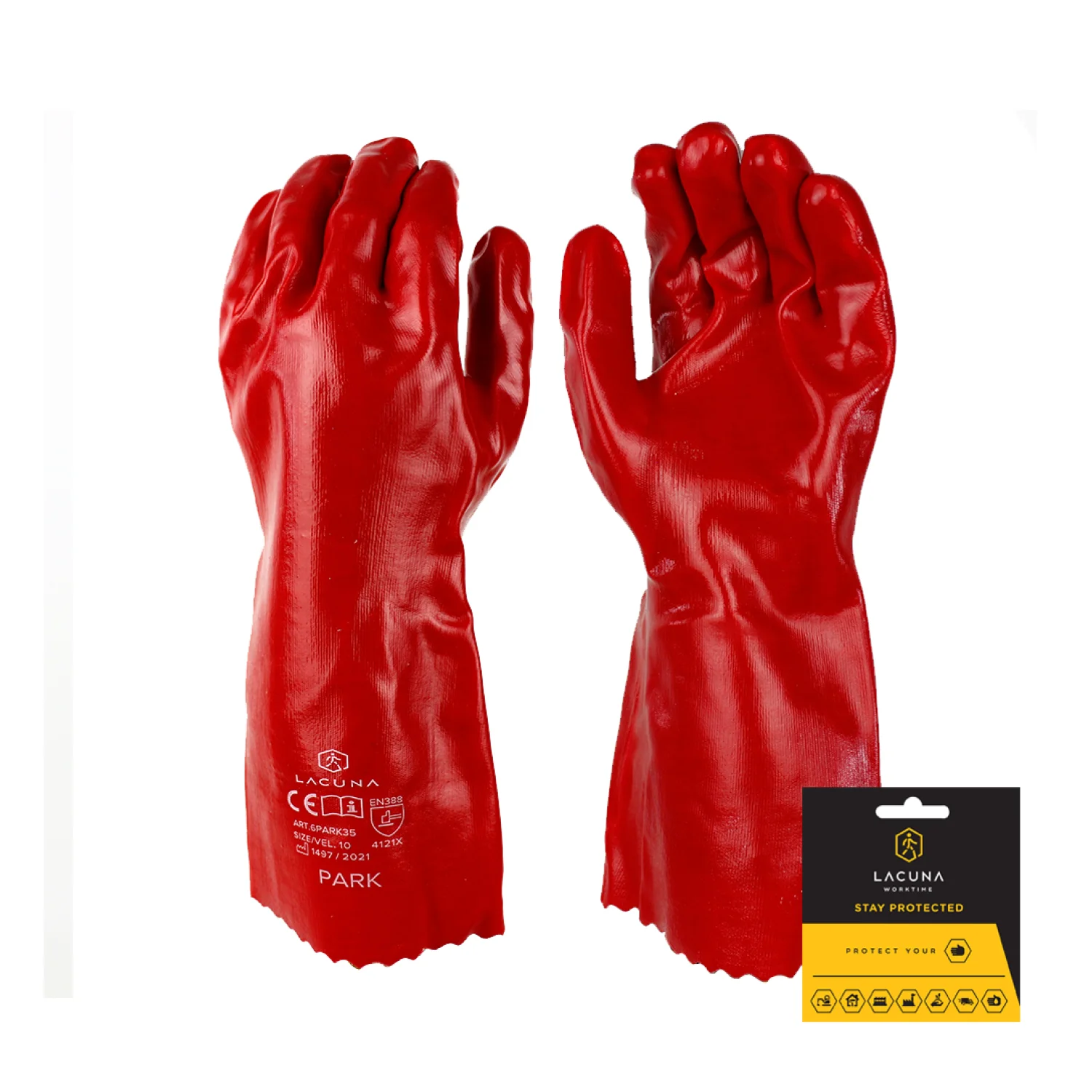 Lacuna PVC Glove PARK 35 cm size 10